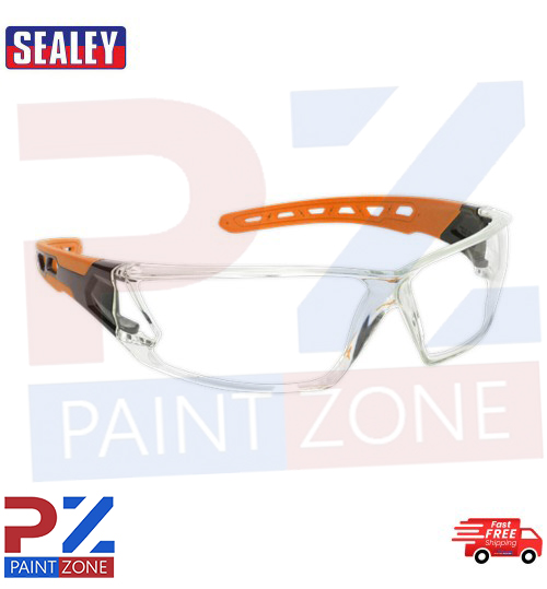 Sealey- SSP66 Polycarbonate Safety Glasses Spectacles Anti-Scratch Lenses