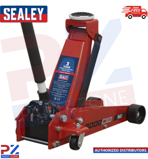 Sealey Trolley Jack 3 tonne 3000CXD Standard Chassis Heavy Duty Car Van