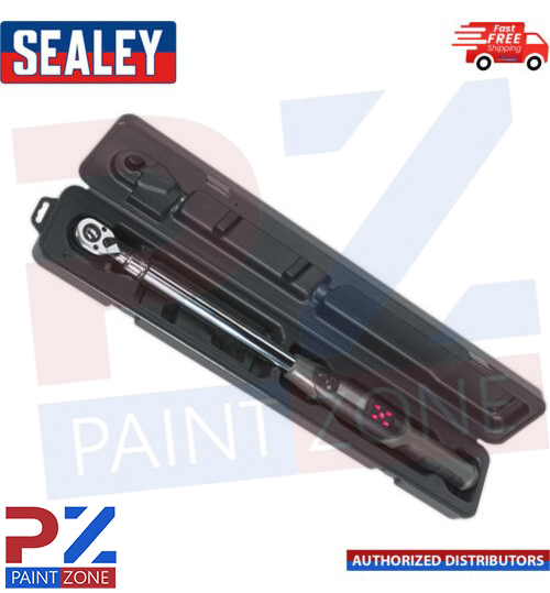 Sealey STW306 1/2" Square Drive Angle Digital Torque Wrench 20-200Nm Garage Tool