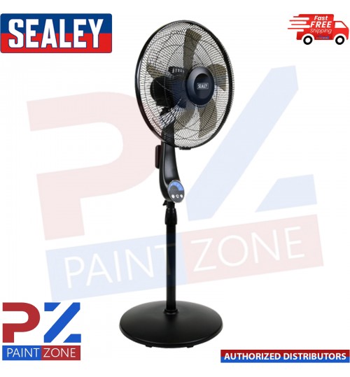 Sealey SFF16Q 16" Quiet High Performance Fan Oscillating Pedestal Type