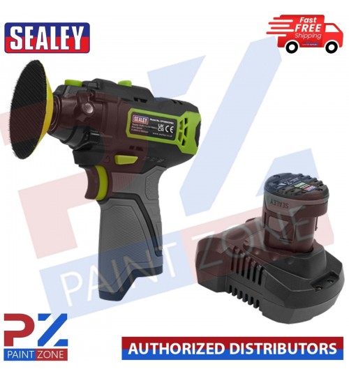 Sealey CP108VCP Cordless Polisher Kit 75mm 10.8V 2Ah Li-ion Body