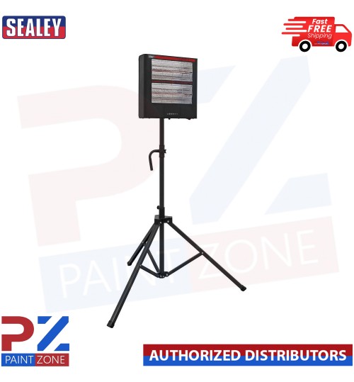 Sealey IR28CT Infrared Quartz Heater With Tripod Stand 230V 1.4/2.8kW