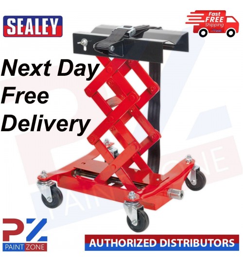 Sealey TJ150E 150Kg Floor Transmission Jack Gearbox Scissor Mechanism Type