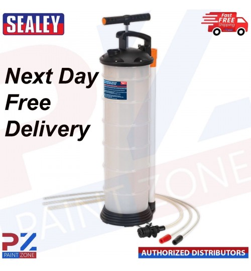 SEALEY TP69 MANUAL VACUUM OIL & FLUID EXTRACTOR SYPHON PUMP 6.5 LITRE