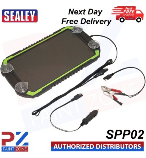 Sealey SPP02 Solar Power Panel 12V/2.4W Boats Caravans Camping Car Van