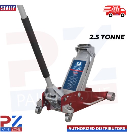 Sealey RJAS2500 2.5 Tonne Aluminium/Steel Trolley Jack With Rocket Lift