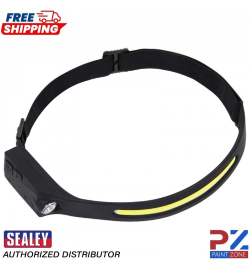 Sealey HT104R - Head Torch 5W COB And 3W LED Bulb with AutoSensor Rechargeable