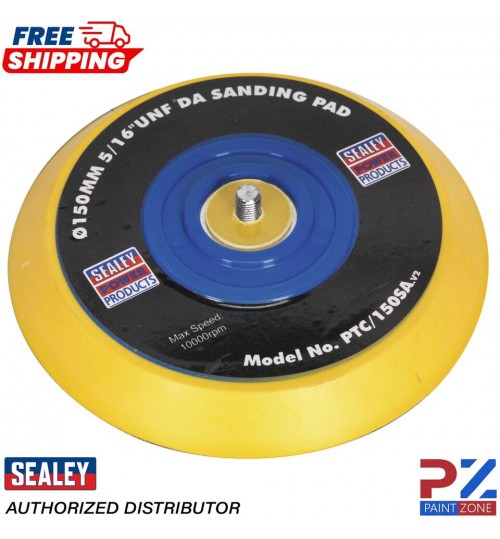 Sealey PTC/150SA 6" 150mm Orbital Sander Backing Pad Self Adhesive/Stick Discs