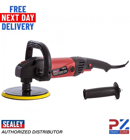 SEALEY CAR POLISHER 180MM 1200W SANDER VARIABLE SPEED POLISHING MACHINE MS875PS
