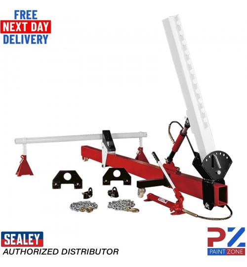 Sealey DZRE21 Hydraulic Car Chassis Straightener Kit Dozer with Variable Upright