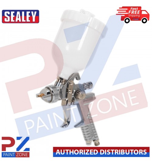 Sealey S642G General-Purpose Gravity Feed Spray Gun - 1.8mm Set-Up Panel Garage
