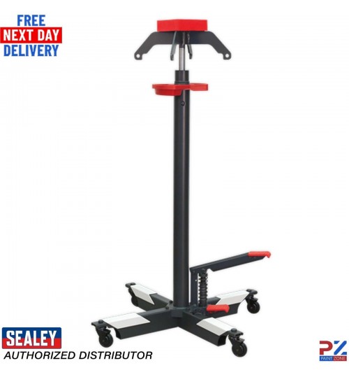Sealey PTJ30 300kg Vertical Transmission Jack - Professional Automotive Tool