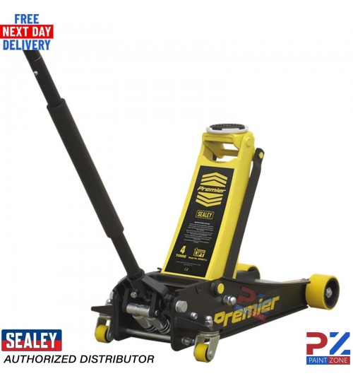 Sealey Trolley Jack 4tonne Rocket Lift Yellow Premier 4040AY