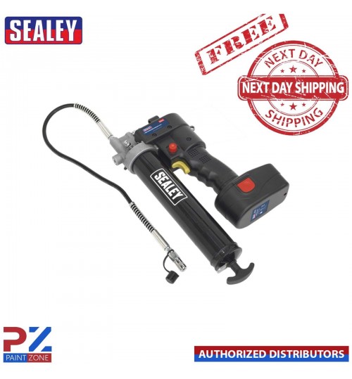 Sealey CPG18V Cordless Grease Gun 18V 2.0AH Battery. Bulk or Cartridge 8000psi