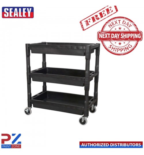 CX205 Sealey Trolley 3-Level Composite Heavy-Duty [Tool Trolleys]