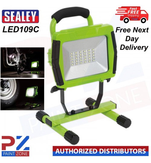 Sealey LED109C 10W SMD LED Rechargeable Portable Floodlight Lithium-ion PZ