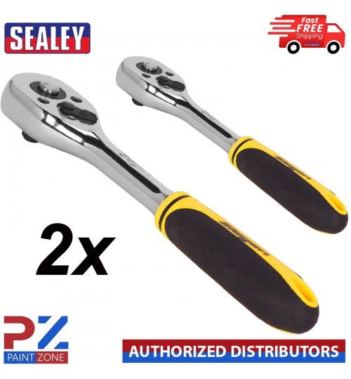 Sealey S0853.v3 - S0851.v3 Ratchet Wrench with Comfort Grip Flip Reverse,1/2"