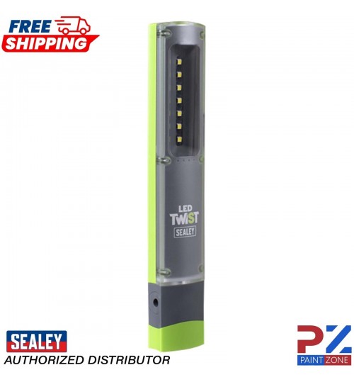 Sealey LED401G Twist Rechargeable Inspection Light 2W & 1W SMD LED LED401G