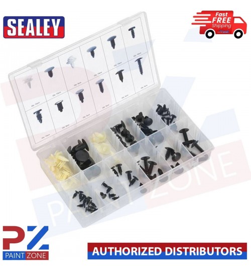 Sealey BTC21-90 piece trim clip assortment for GM and Vauxhall vehicles