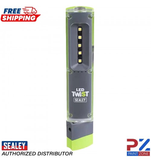 Sealey LED201G LED Twist Rechargeable Inspection Light 1W & 1W SMD