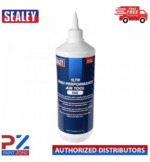 Sealey ATO1000S Air Tool Oil 1 Litre Bottle for Air Tool Air Tool Accessories
