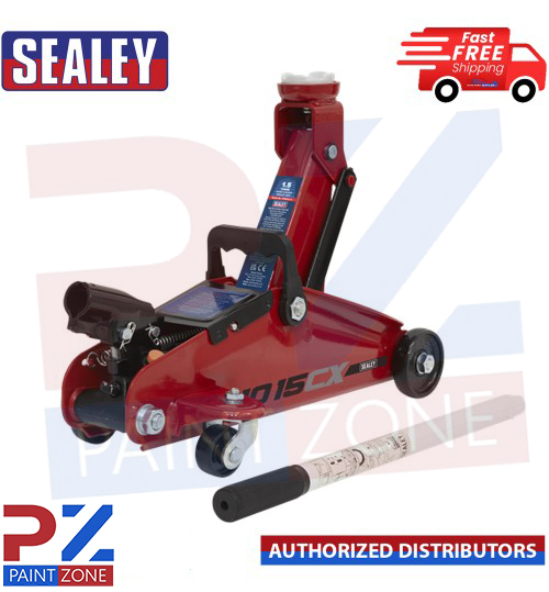 SEALEY 1015CX Trolley Jack 1.5 tonne Short Chassis Great boot Jack for DIY