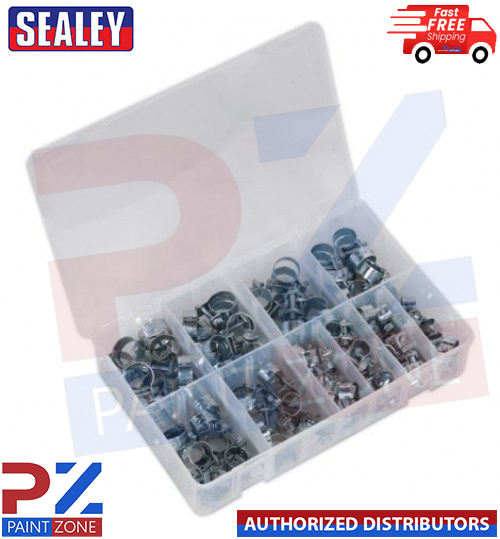 Sealey  Mini Hose Clip Assortment 100pc