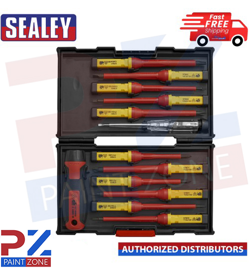 Screwdriver Set 13pc - Sealy AK6128 -VDE Approved Interchangeable