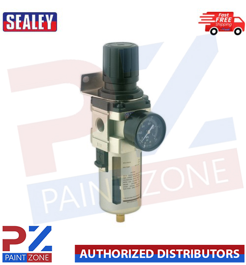 SA206FR Sealey Air Filter/Regulator Max Airflow 140cfm