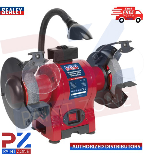 Sealey Bench Grinder 150mm BG150WL with Work Light 250W/230V