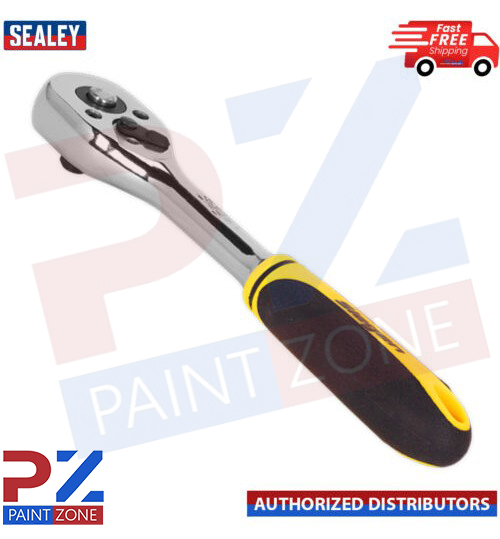 Sealey Ratchet Wrench 1/4"Sq Drive Comfort Grip Flip Reverse S0851