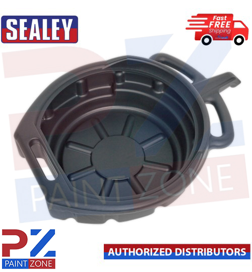 SEALEY Oil/Fluid Drain Pan 7.6ltr Drainer Drip Tray DRP02