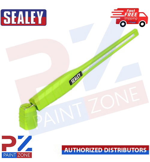 Sealey LED3604G Rechargeable 360° Slim Inspection Lamp 16 SMD LED + 1W LED Green