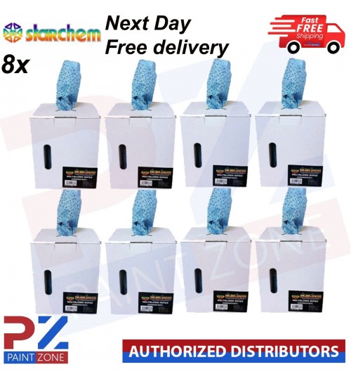 8 X STARCHEM SW11 BOX CROWS FEET SOLVENT WIPE CLOTH - NEXT DAY FREE DELIVERY