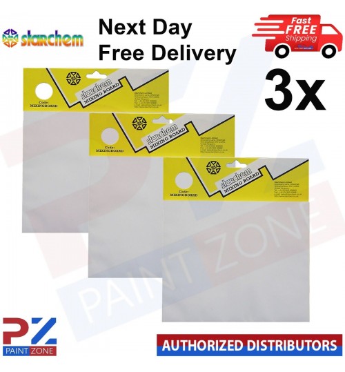 3X Onion Board Starchem Body Filler Mixing 100 Sheets Per Board - Fast Delivery