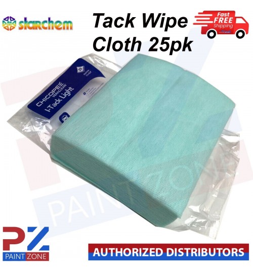 Tack Wipe Cloth 25pk I-Tack Light Chicopee Bodyshop Decorators Rags 43 X 31CM
