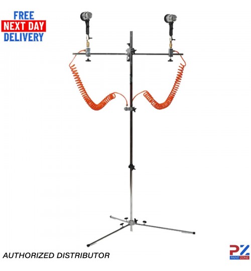 Starchem Paint Drying System – 2x Venturi Drying Guns on Stand – Bodyshop Use