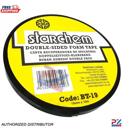 Starchem Automotive Trim & Badge Tape – 19mm x 10m – Double Sided
