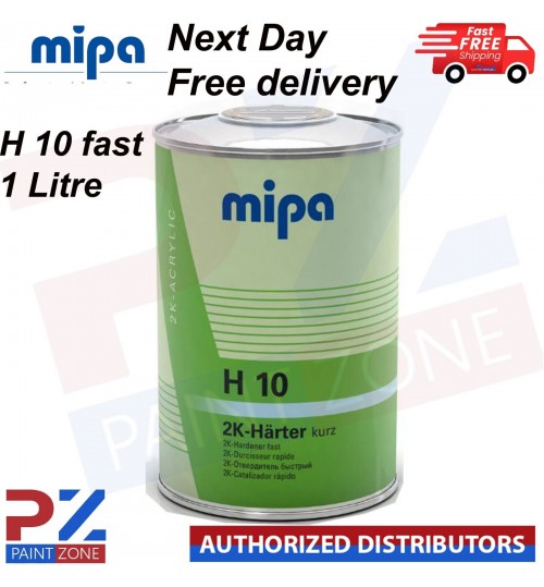 MIPA 2K-ACRYLIC H10 Fast Hardener 2K HARTER (1LITRE) NEXT DAY FREE DELIVER