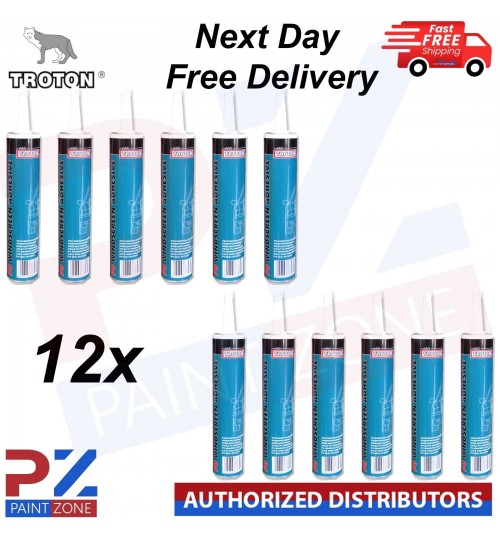 12x adds Troton PU Adhesives Sealant Wind screen Car Adhesive 310ml black