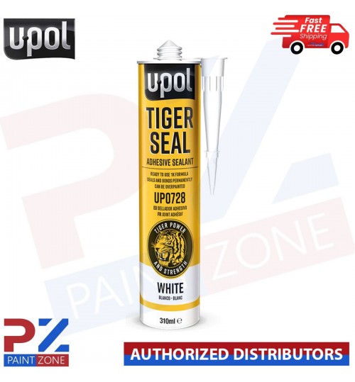 UPOL TIGER SEAL PU ADHESIVE POLYURETHANE SEALANT SEALER U-POL 310ML - WHITE
