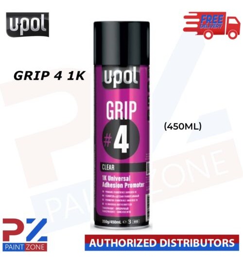 1x Upol GRIP#4 Universal Adhesion Promoter Aerosol - 450ml
