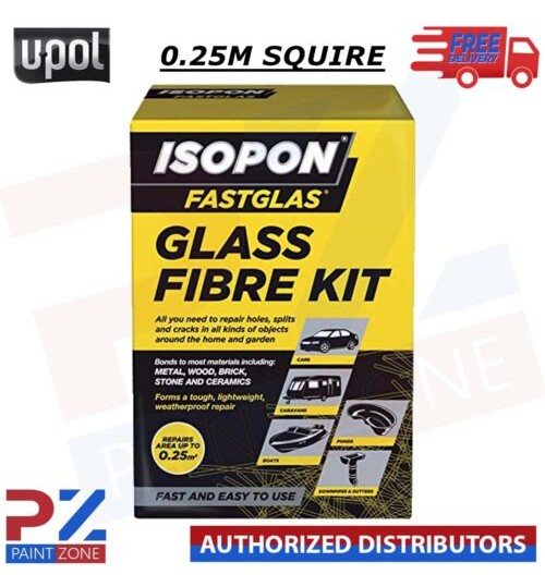 U-POL Isopon Fastglas Glass Fibre Kit 0.25m2