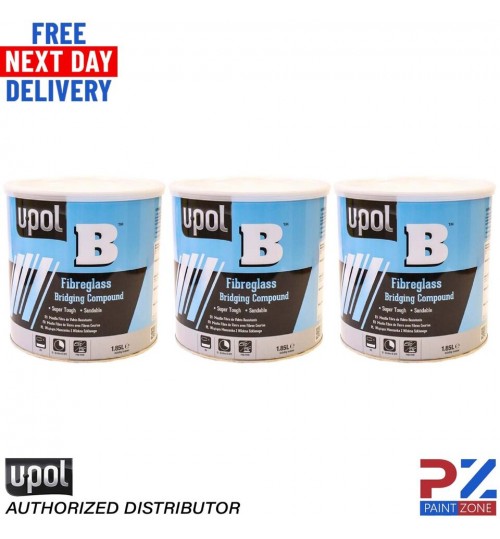 U-POL B FIBRE GLASS FILLER 1.85LTR x 3