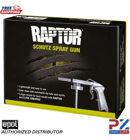 U-POL RAPTOR GRAVITEX BED LINER SPRAY GUN STONECHIP SCHUTZ GUN/1 *GENUINE UPOL*
