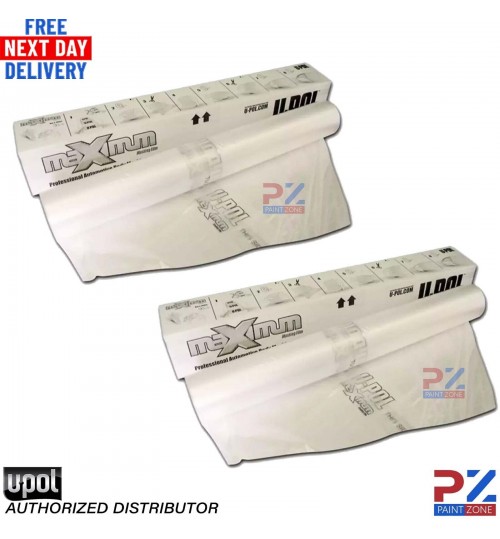 2X U-Pol Clear Static Poly Masking Roll 5m x 120m U-Pol