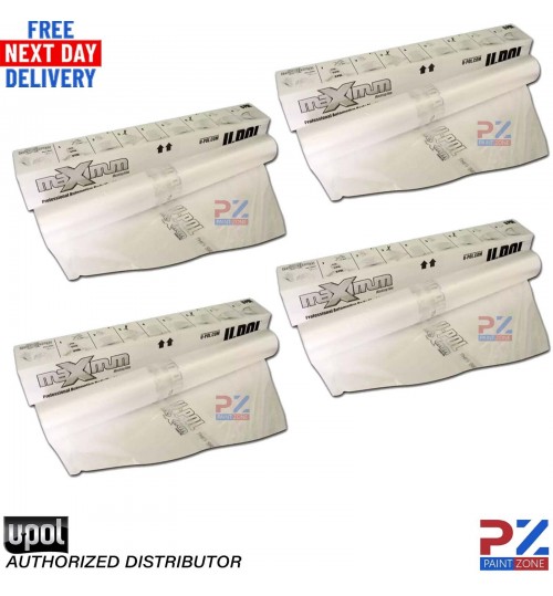 4X U-Pol Clear Static Poly Masking Roll 5m x 120m U-Pol