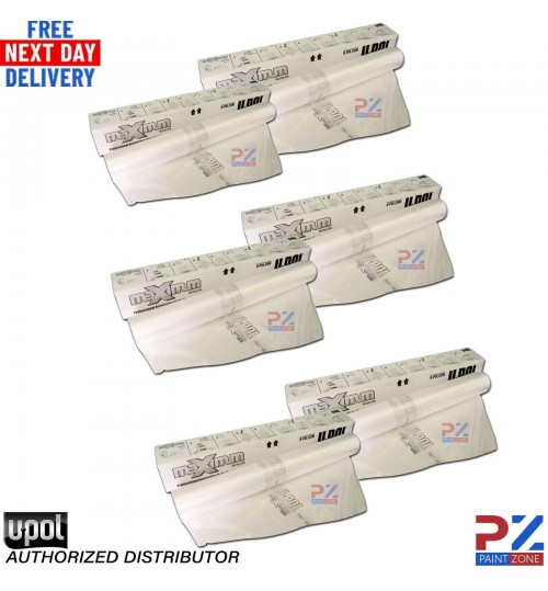 6X U-Pol Clear Static Poly Masking Roll 5m x 120m U-Pol