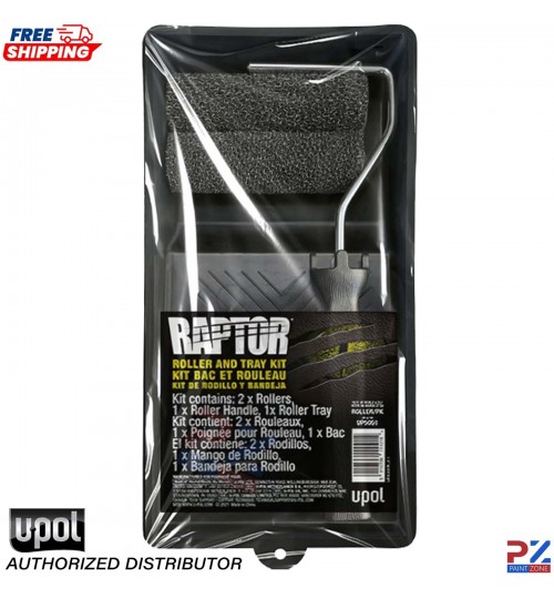 U-POL Raptor Roller & Tray Kit – Includes Handle + 2x 4" Rollers ROLLER/PK