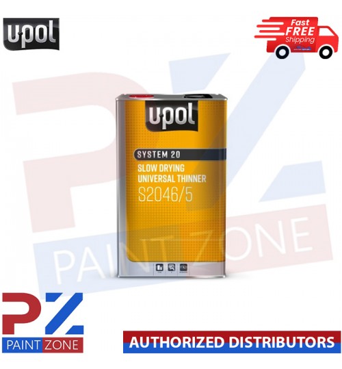 UPOL SYSTEM 20 S2046/5 SLOW DRYING UNIVERSAL 2K THINNER 5 LITRE